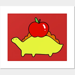 Apple Stegosaurus Posters and Art